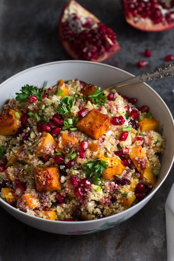 Roasted Butternut Squash Quinoa Salad