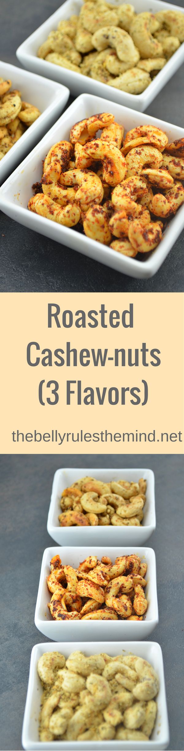 Roasted Cashew-nuts ( 3 Flavors 