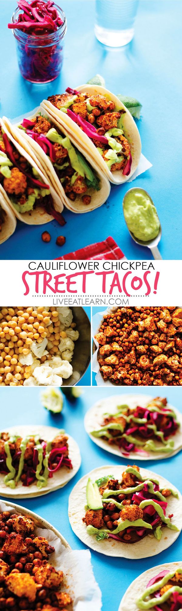 Roasted Cauliflower Street Tacos