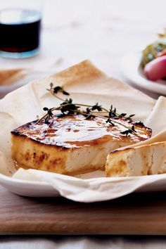 Roasted Feta With Honey