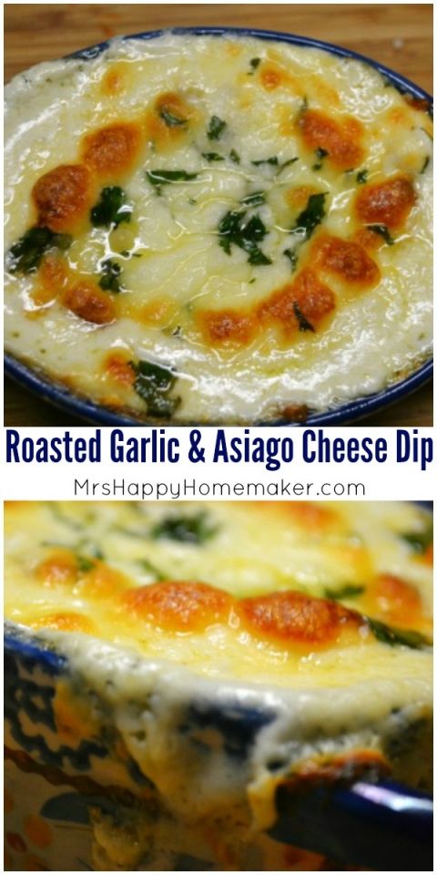 Roasted Garlic & Asiago Cheese Dip