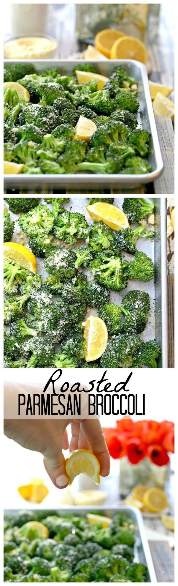 Roasted Lemon Parmesan Broccoli