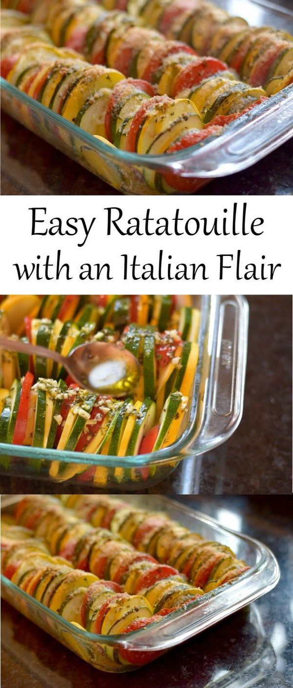 Roasted Ratatouille with an Italian Flair