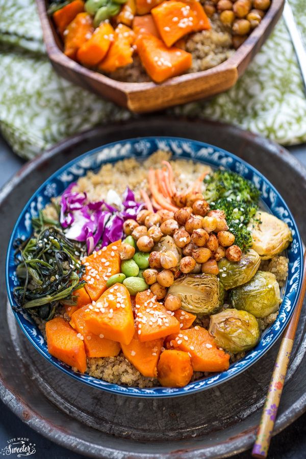 Roasted Vegetable Buddha Bowls