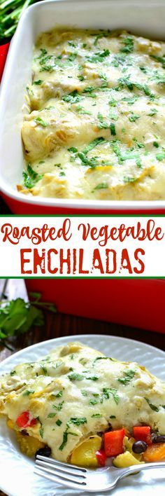 Roasted Vegetable Enchiladas