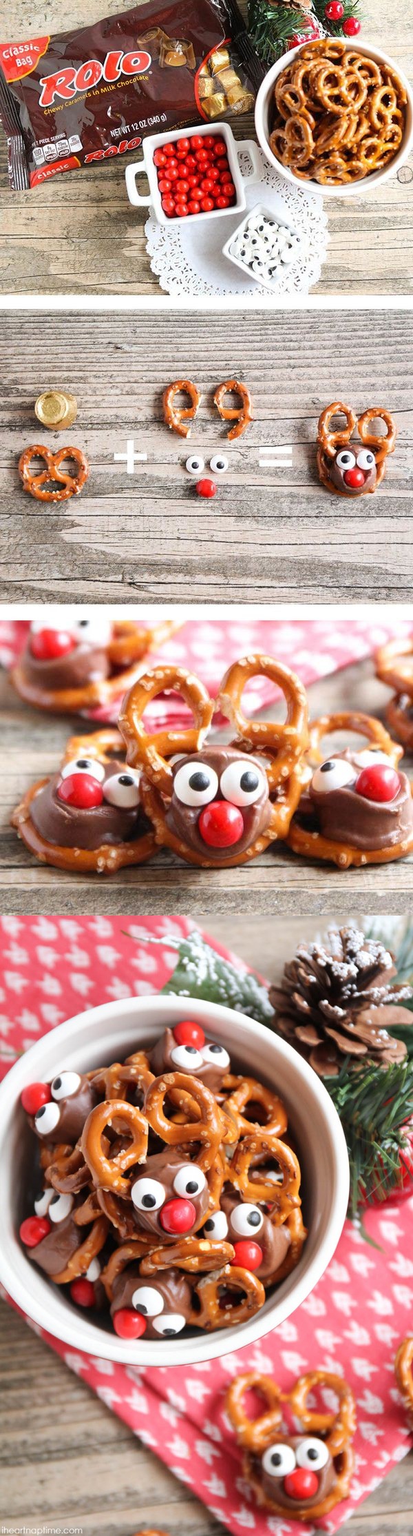 Rolo Pretzel Reindeer