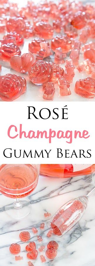 Rosé Champagne Gummy Bears