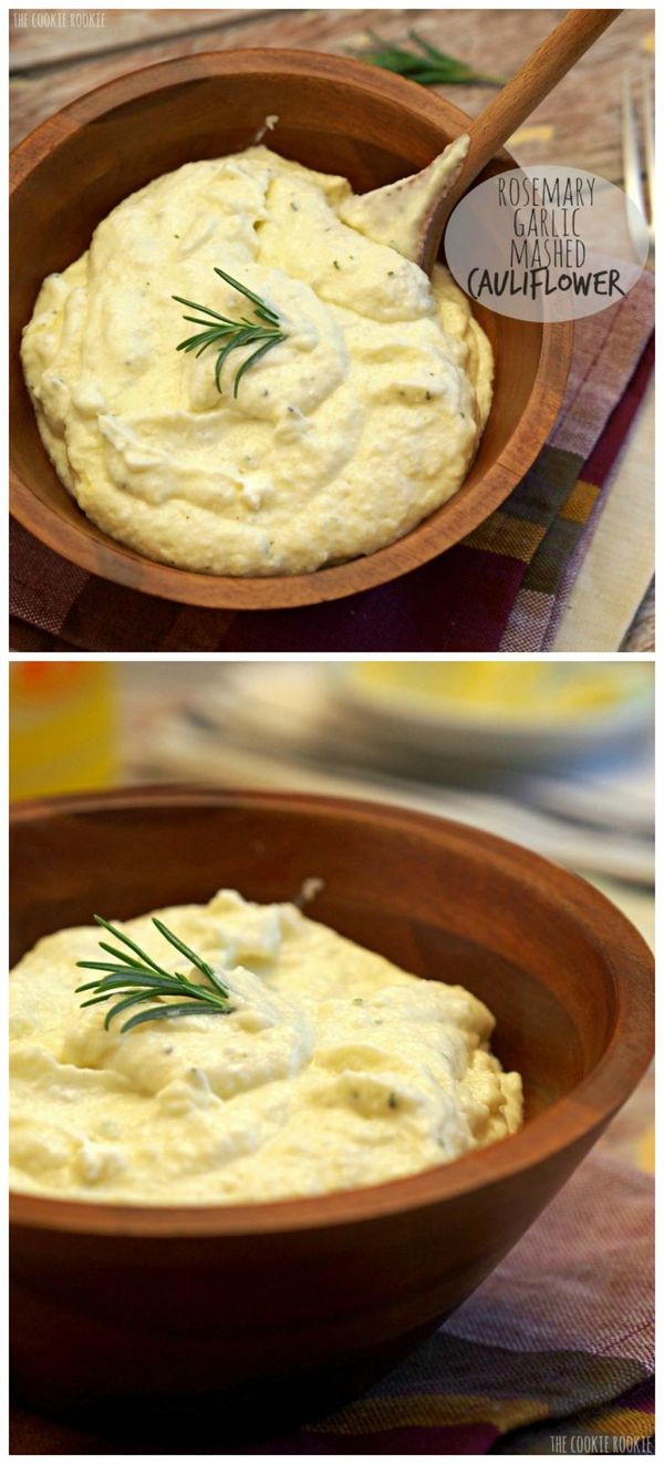 Rosemary & Garlic Mashed Cauliflower