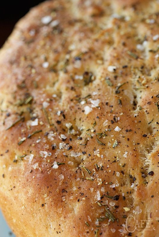 Rosemary and Black Pepper Focaccia