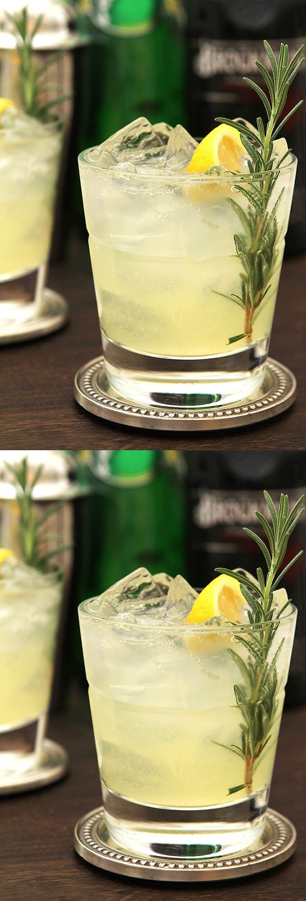 Rosemary and Gin Sparkling Lemonade