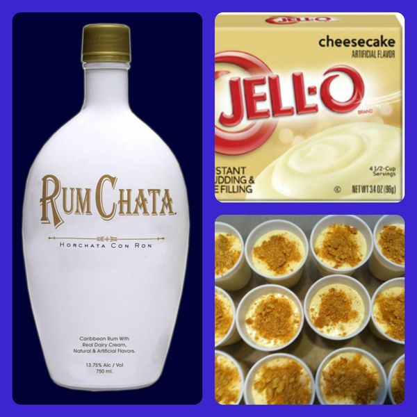 RumChata Cheesecake Pudding Shots