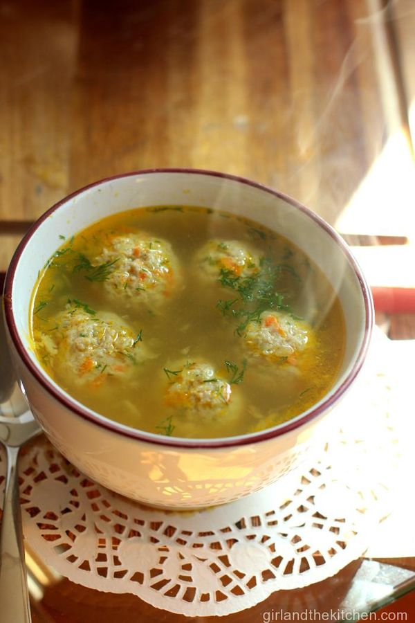 Russian Meatball Soup – Суп с фрикадельками