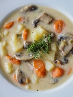 Russian Mushroom and Potato Soup