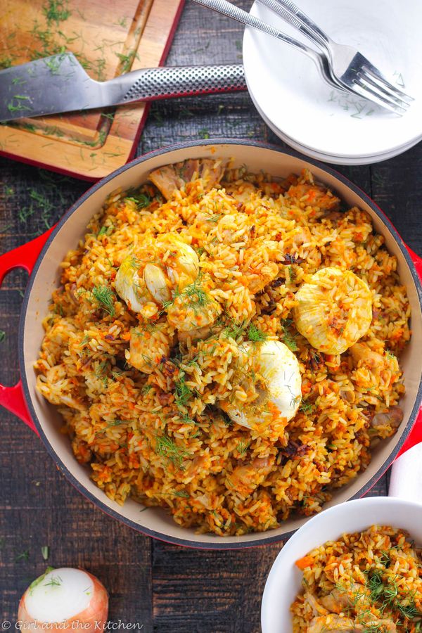 Russian Plov...A One Pot Chicken and Rice