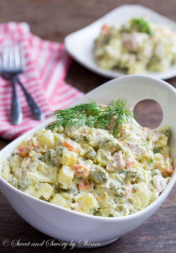 Russian Potato Salad (Салат Оливье