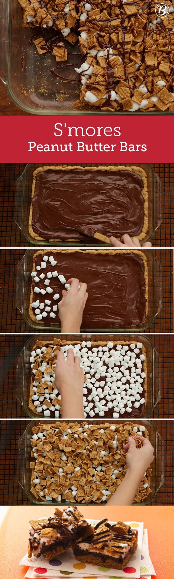 S’mores Peanut Butter Bars