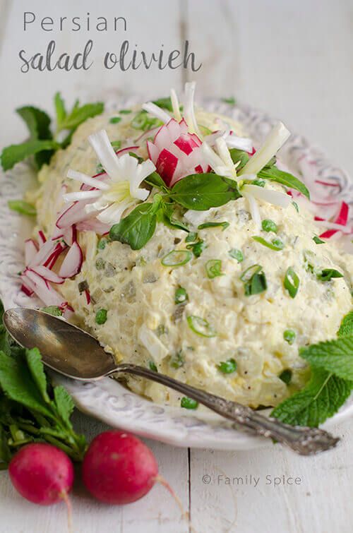 Salad Olivieh (Persian Potato Salad with Chicken