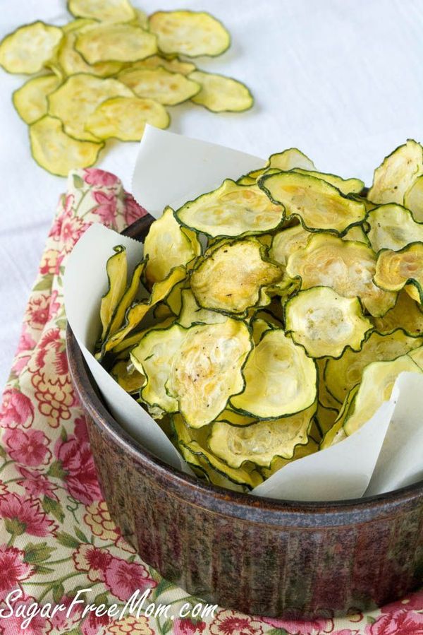 Salt and Vinegar Zucchini Chips