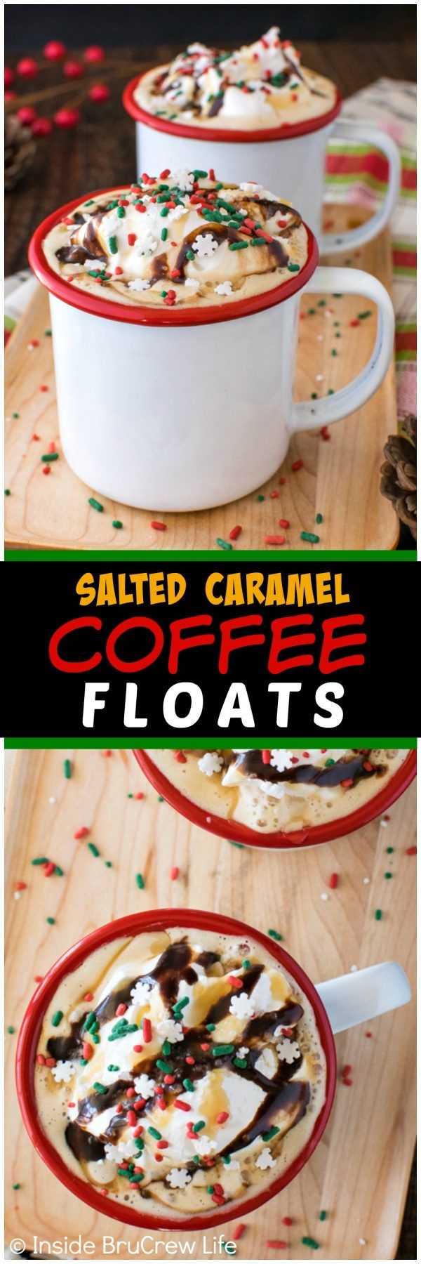 Salted Caramel Coffee Floats