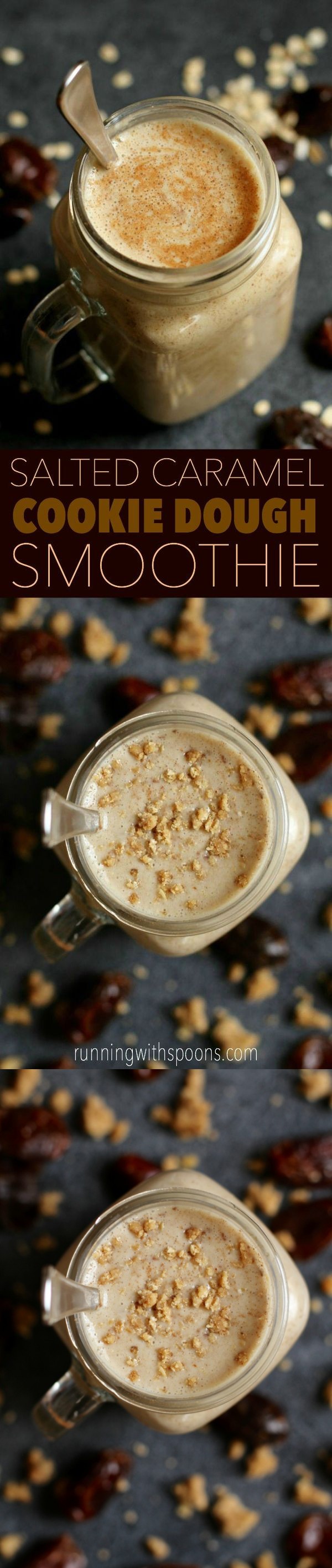 Salted Caramel Cookie Dough Smoothie