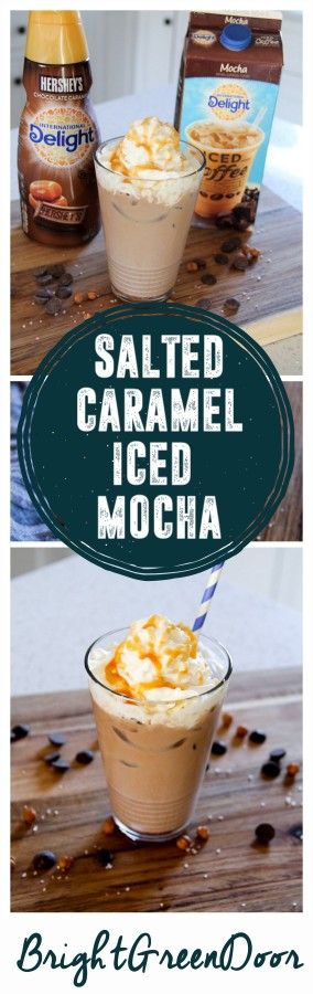 Salted Caramel Iced Mocha