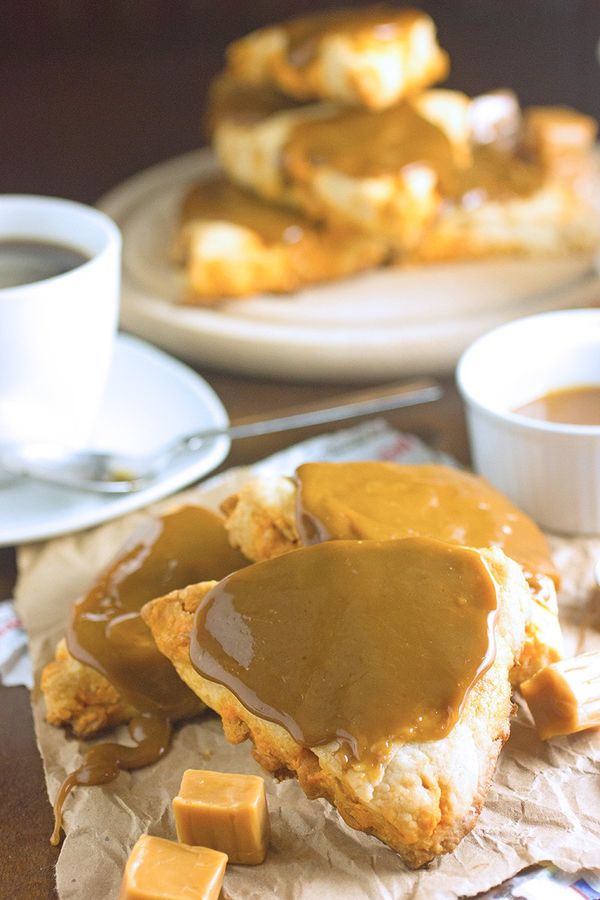 Salted Caramel Scones