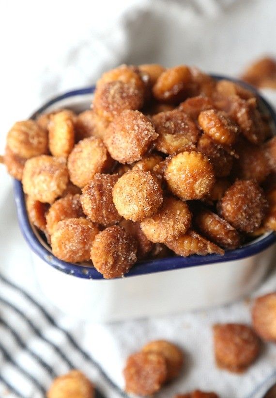 Salty Churro Toffee Snack Mix