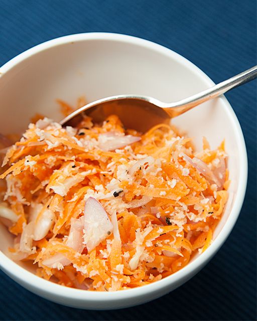 Sambal: Carrot & Coconut Salad from Sri Lanka