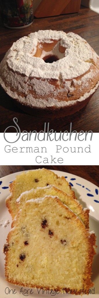 Sandkuchen - German Pound Cake