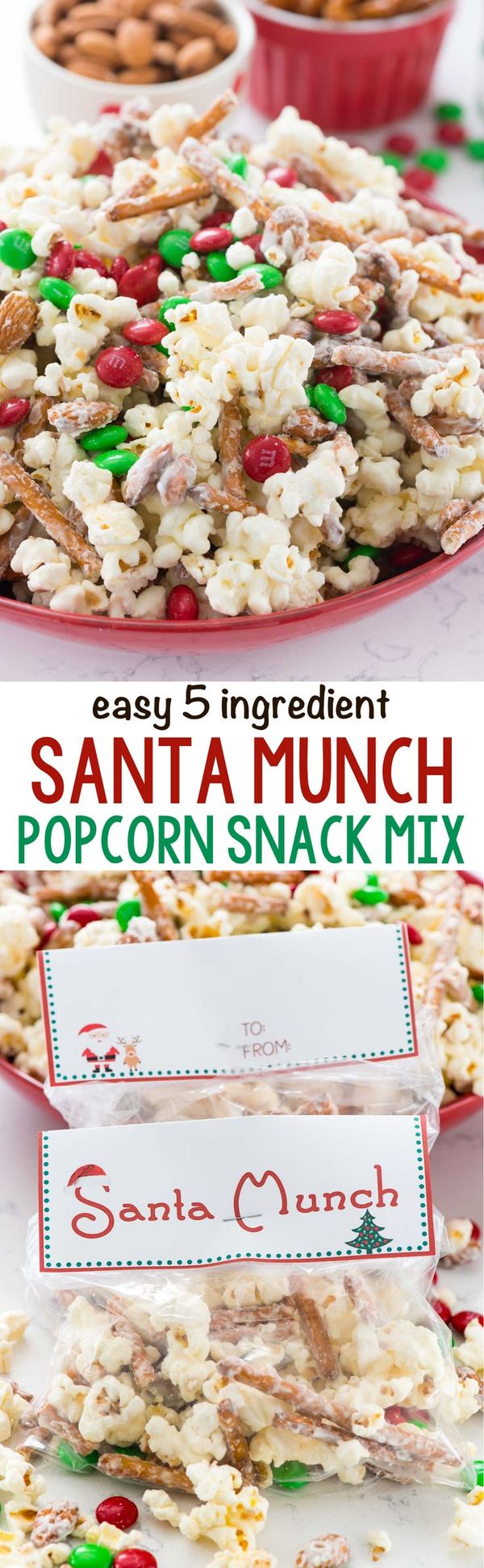 Santa Munch Popcorn Snack Mix