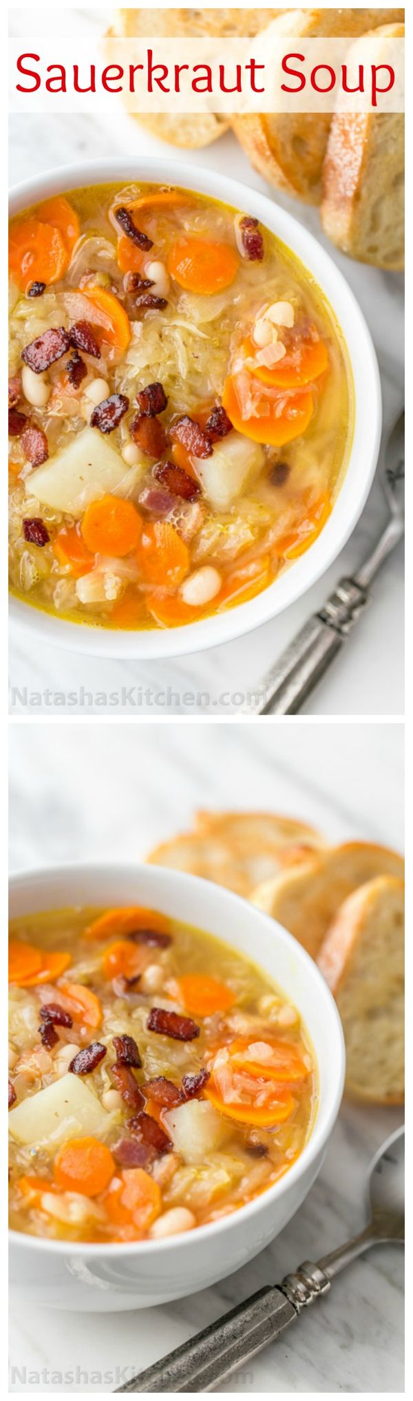 Sauerkraut Soup Recipe (Kapustnyak