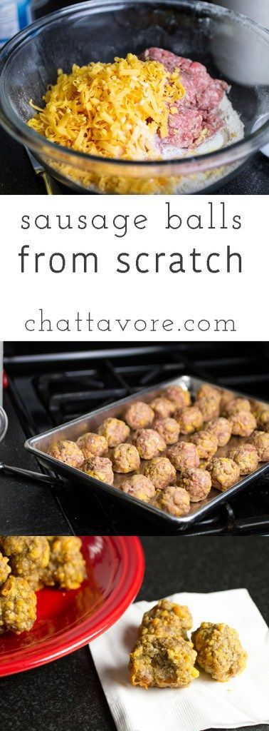 Sausage Balls from Scratch