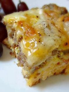 Sausage Egg and Biscuits Casserole