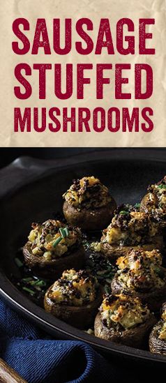 Sausage Stuffed Mushrooms