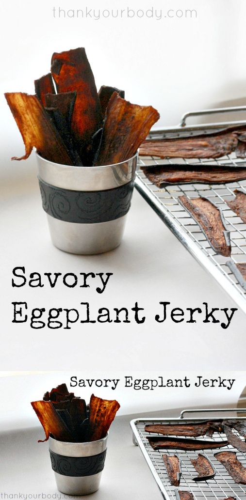 Savory Eggplant Jerky