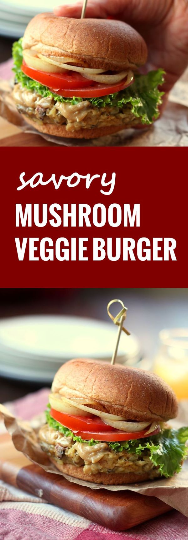 Savory Mushroom Burgers