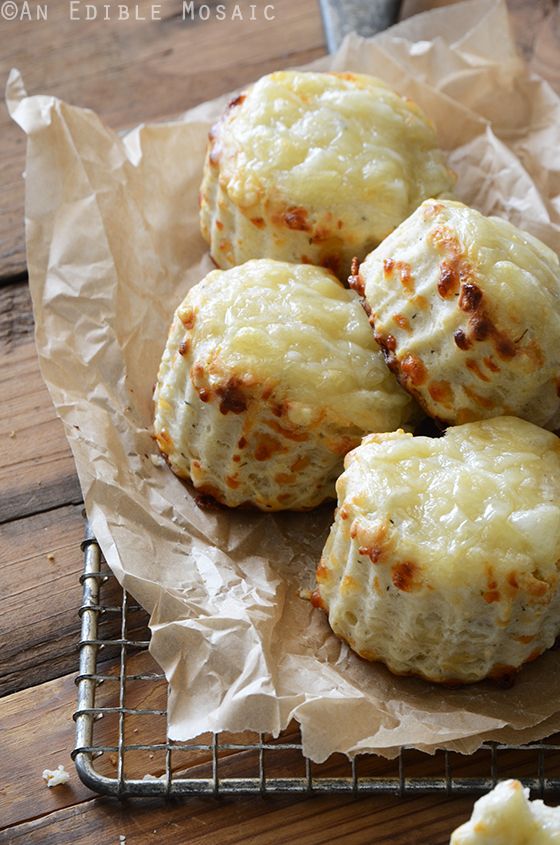 Savory Thyme and Swiss Cheese Scones