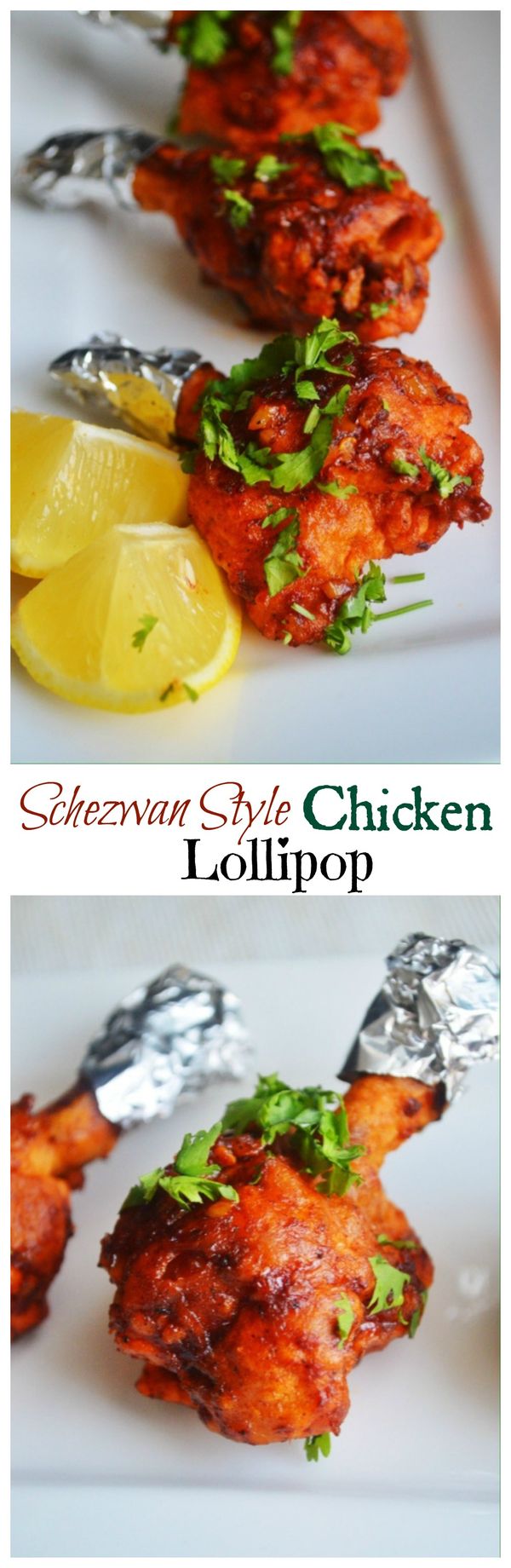 Schezwan Style Chicken Lollipop