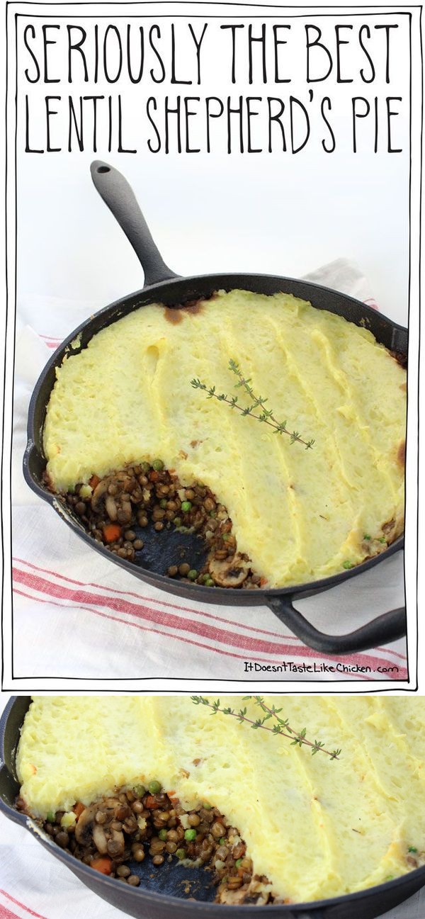 Seriously The Best Lentil Shepherd's Pie