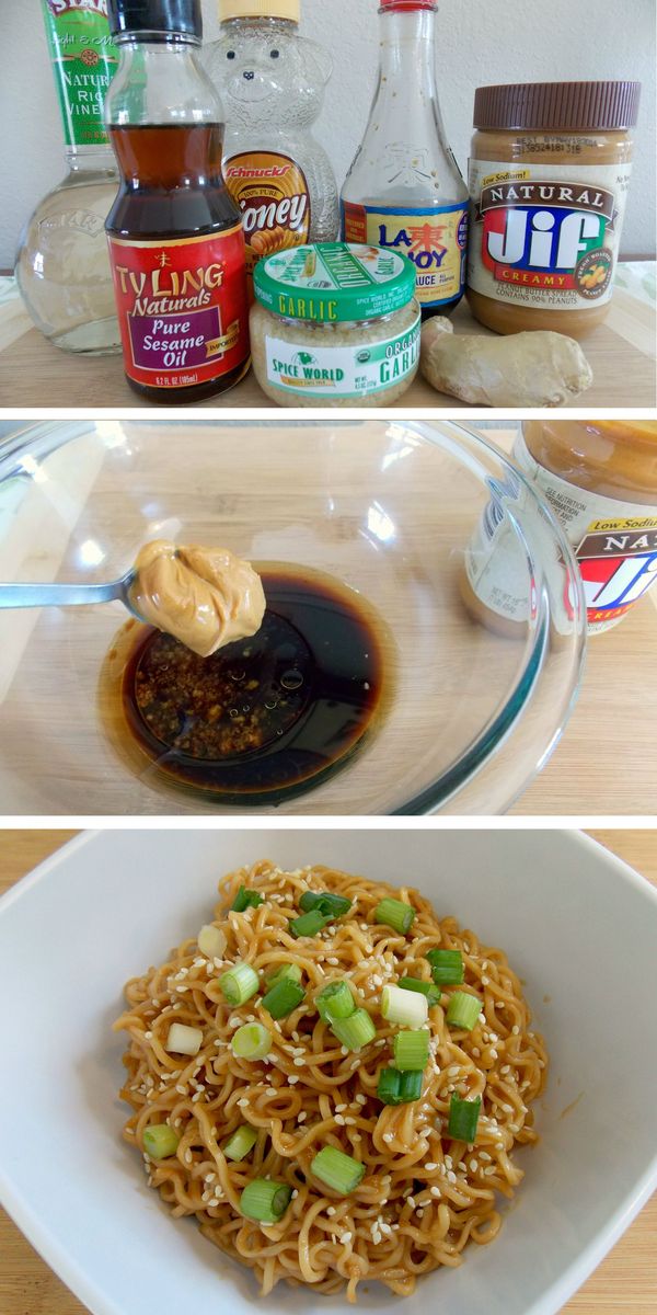 Sesame Peanut Butter Noodles