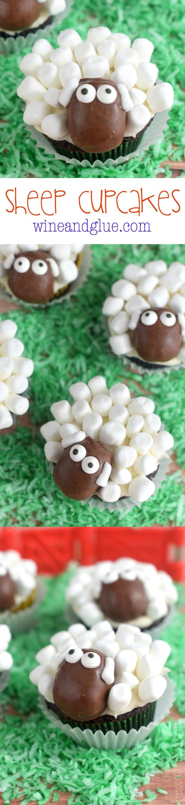 Sheep Cupcakes