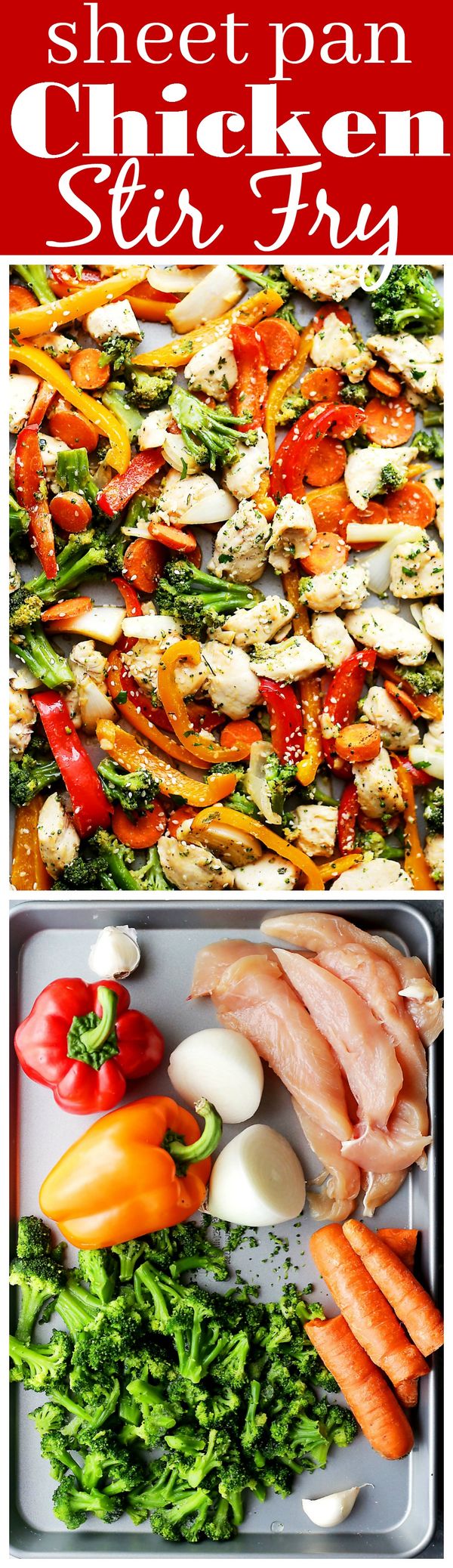 Sheet Pan Chicken Stir Fry