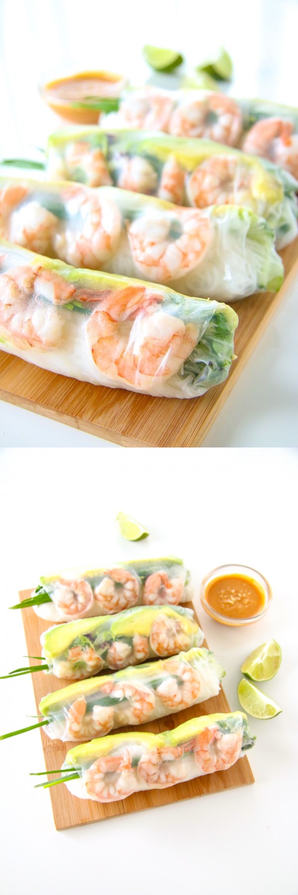 Shrimp and Avocado Summer Rolls