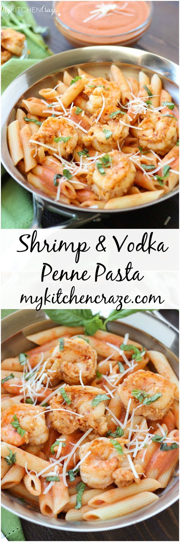 Shrimp and Vodka Penne Pasta