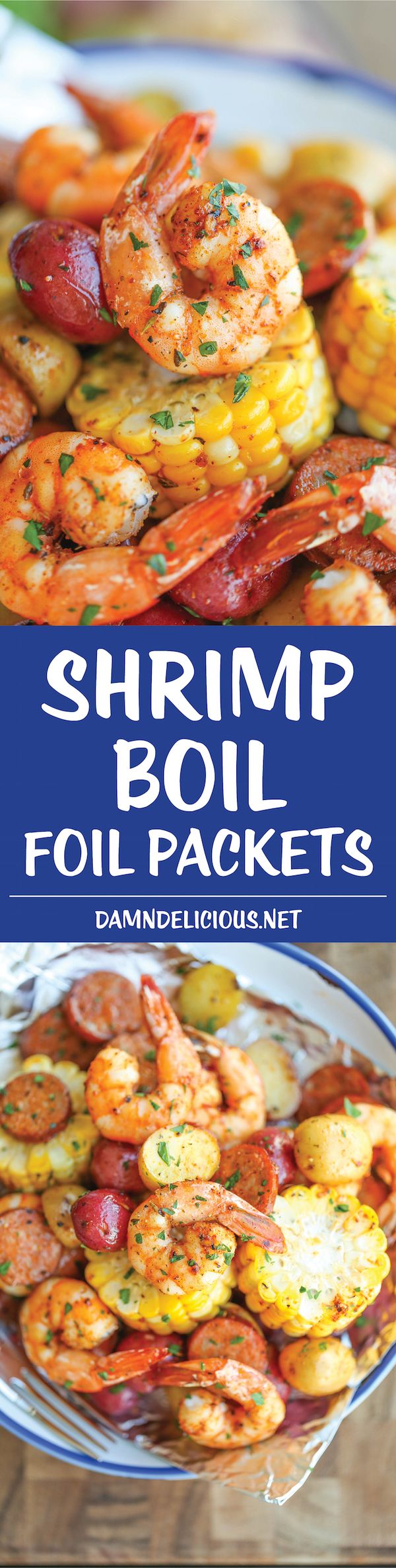 Shrimp Boil Foil Packets