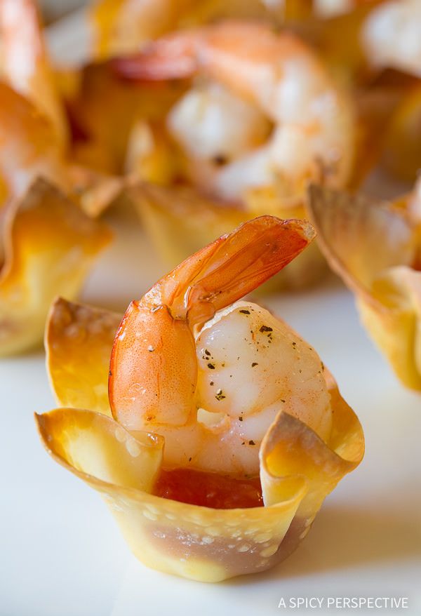 Shrimp Cocktail Wonton Cups