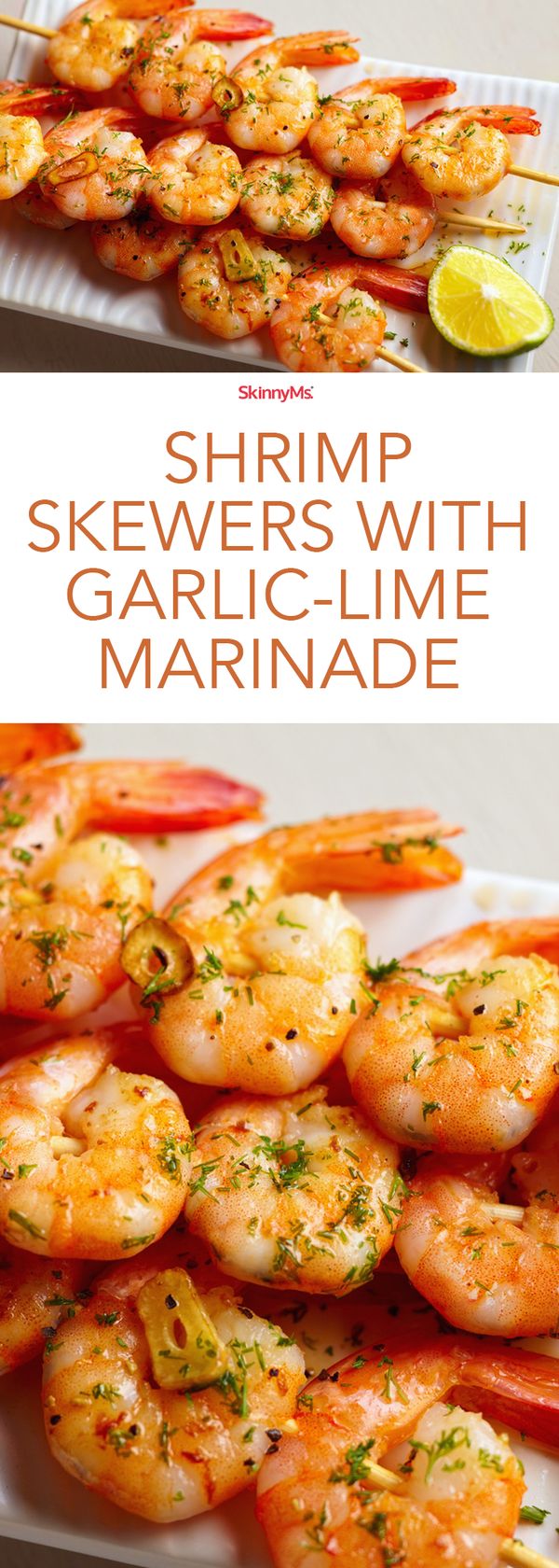 Shrimp Skewers with Garlic-Lime Marinade