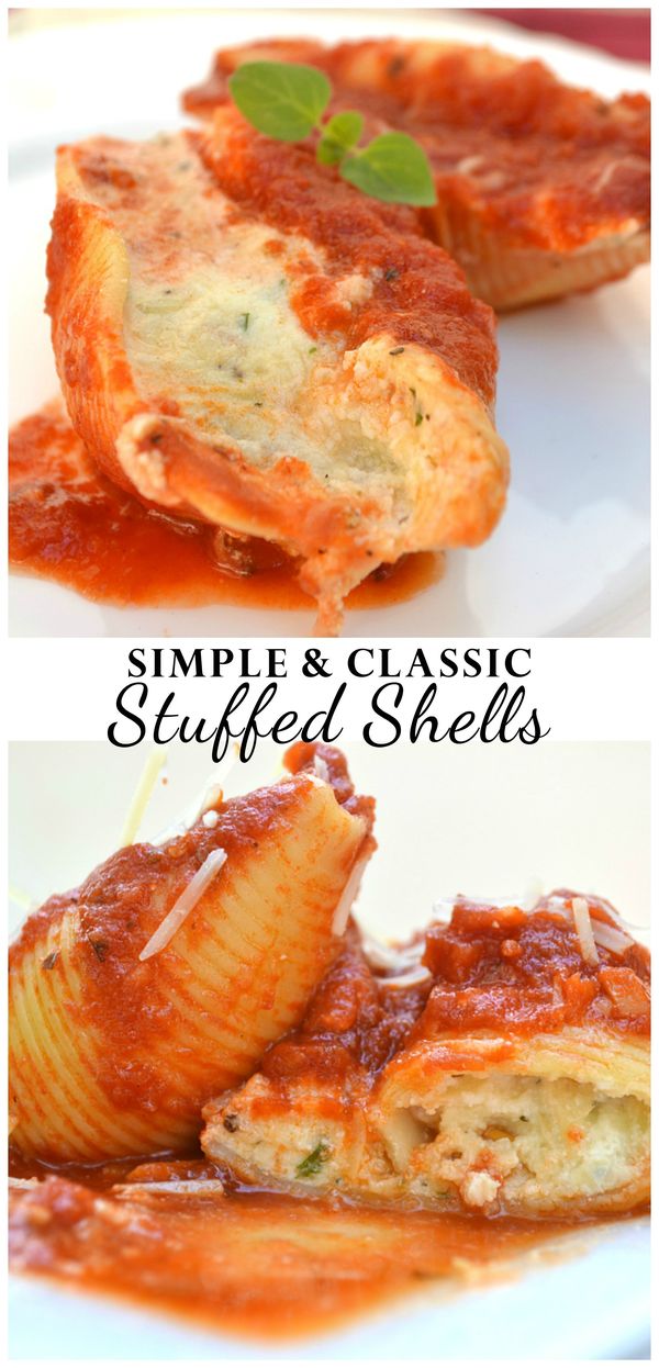 Simple & Classic Stuffed Shells