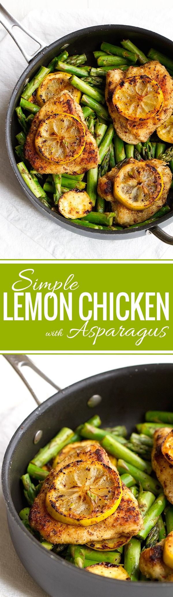 Simple Lemon Chicken with Asparagus