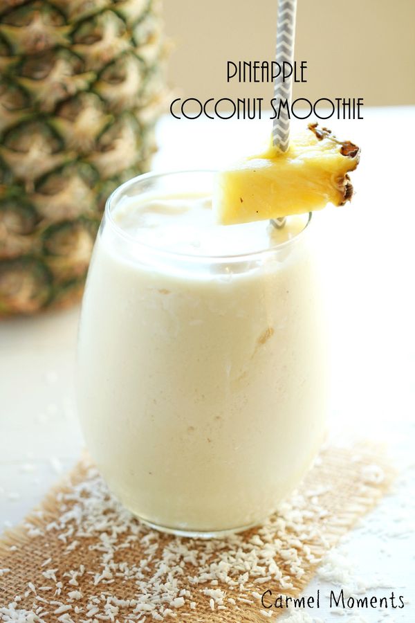 Simple Pineapple Coconut Smoothie